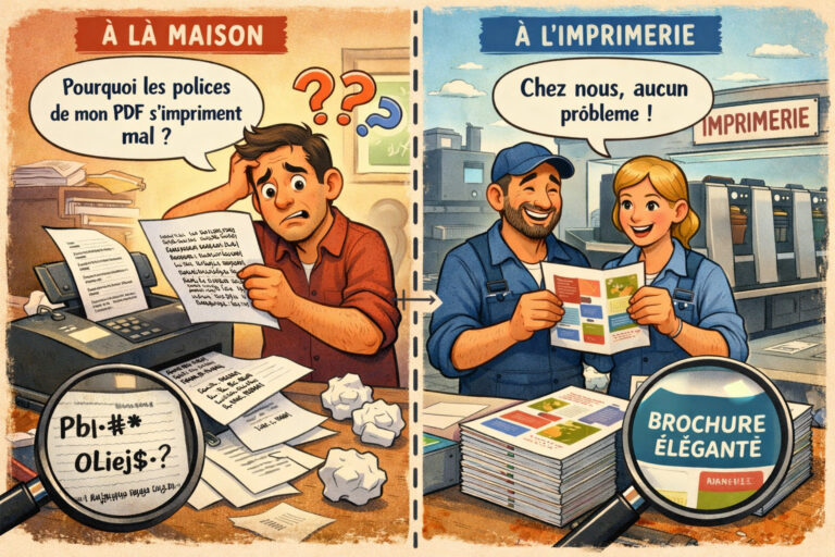 résoudre problème police PDF